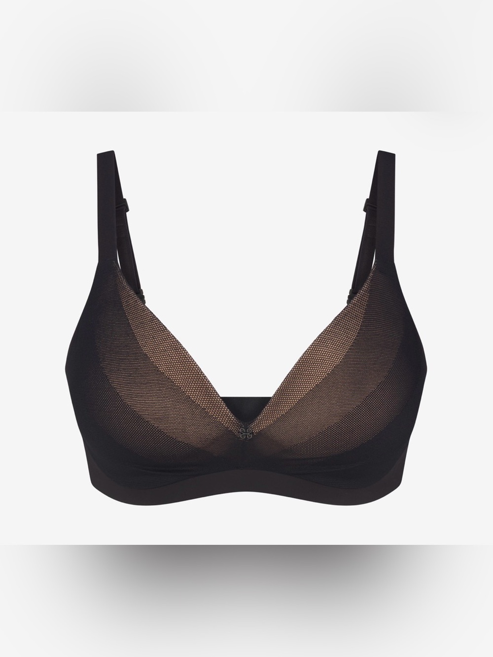 NWT Honeylove CloudEmbrace Wireless Bra Dark Rainbow 38B Seamless